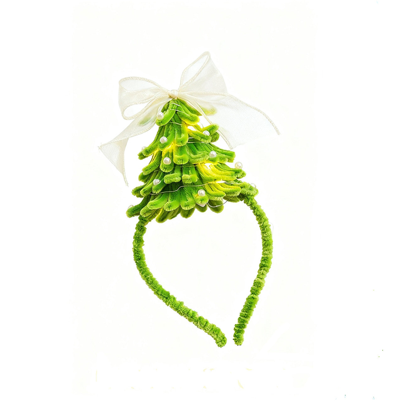 Christmas Tree Headband Christmas Headdress Luminous