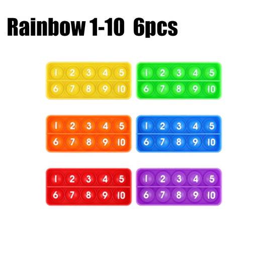 Stress-relieving and educational Children's Finger Press Sensory Bubble Fun Series