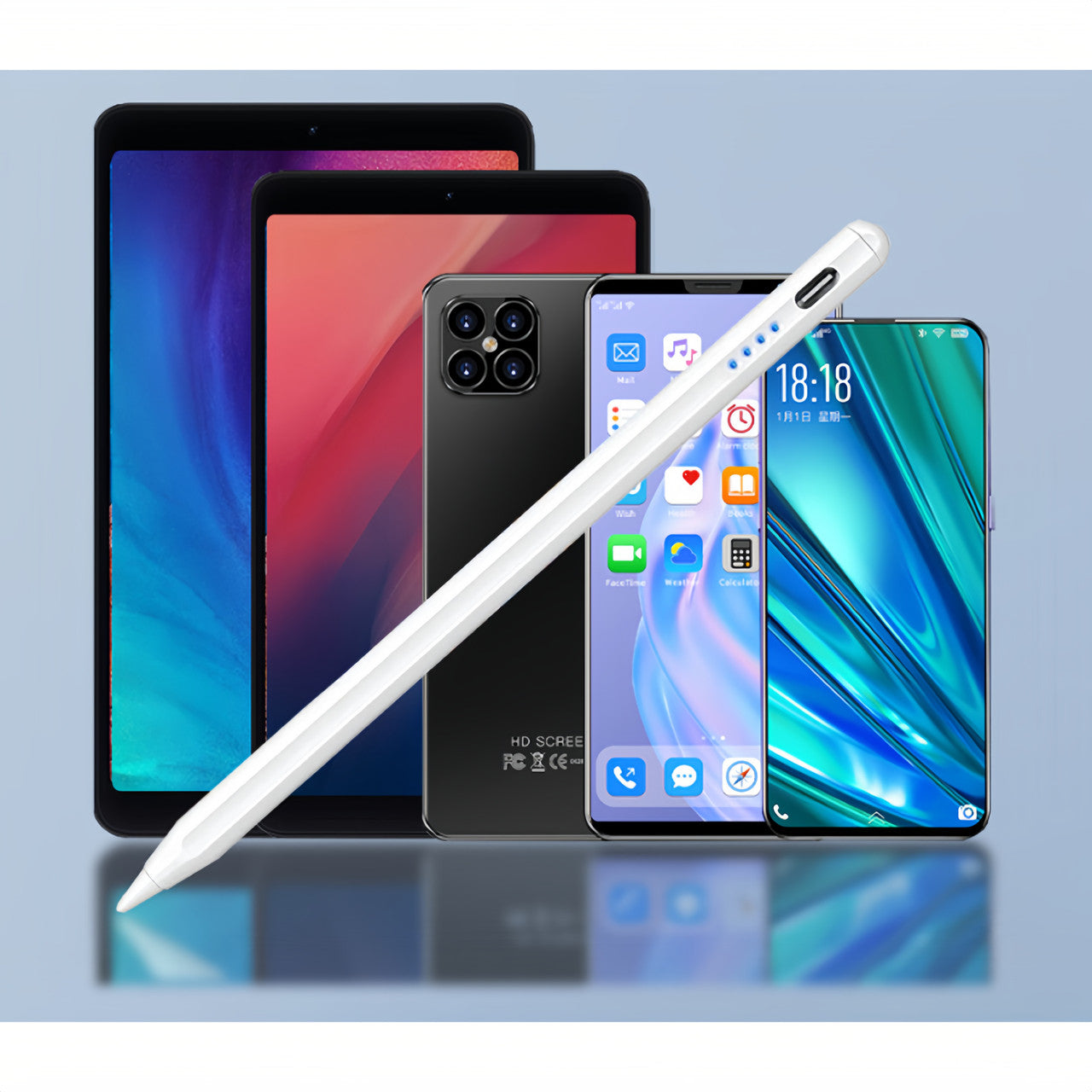 Intelligent handwriting capacitive touch screen pen tablet