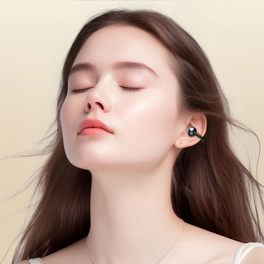 Ella S6 Earclip Earbuds Wireless Bluetooth Lightweight Comfort Intelligent &1PCS Earphone Clip Zircon Ear Clip Accessories