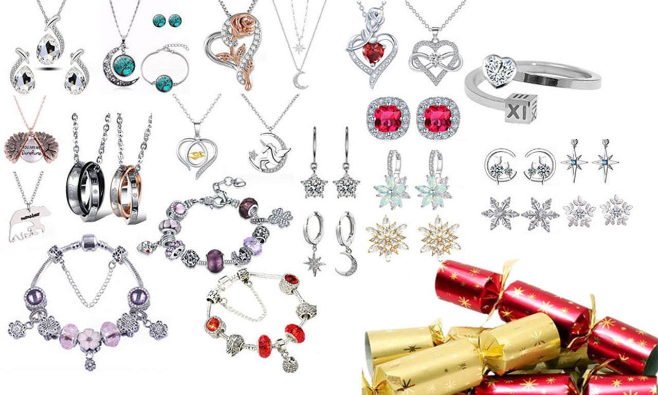 Luxury Jewelry Christmas Crackers – Elegant Festive Gifts with Sparkling Surprise Jewelry