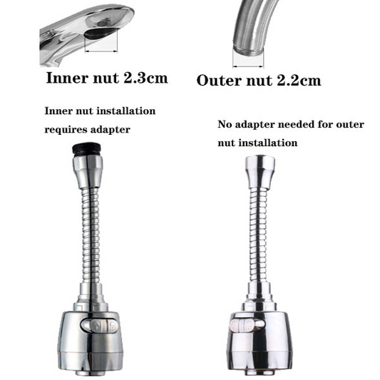 360 Degree Swivel Tap Nozzle