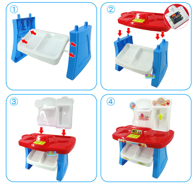 34pcs Kids Super Market play set