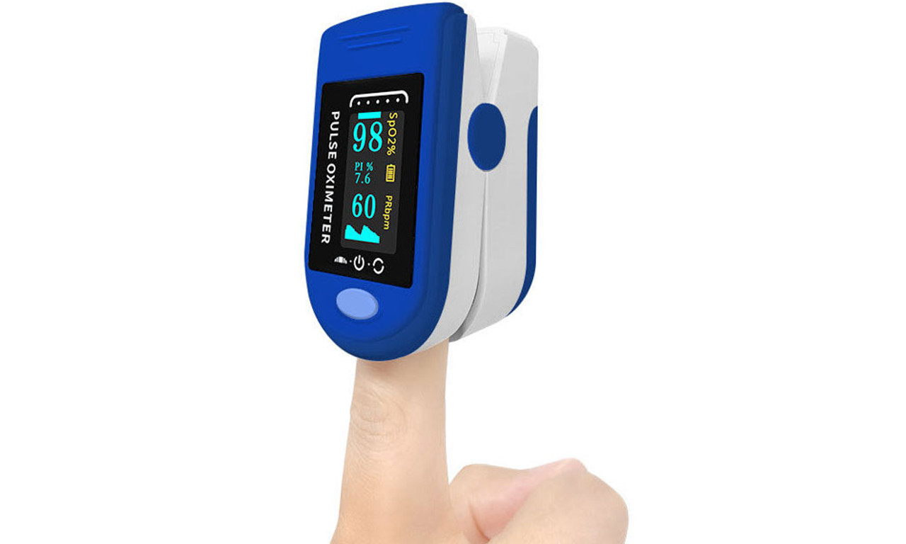 Fingertip Pulse Heart Rate Monitoring Oximeter