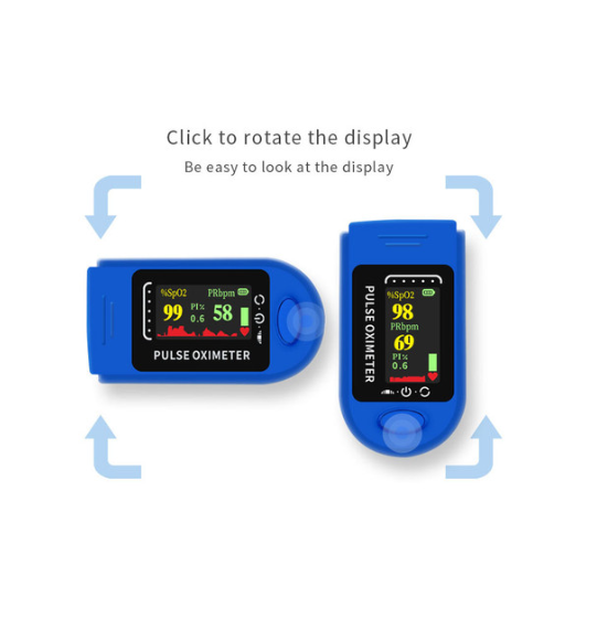 Fingertip Pulse Heart Rate Monitoring Oximeter