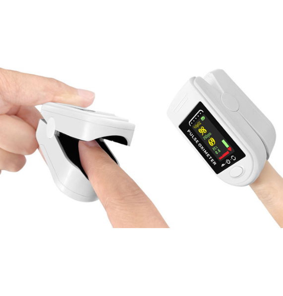 Fingertip Pulse Heart Rate Monitoring Oximeter