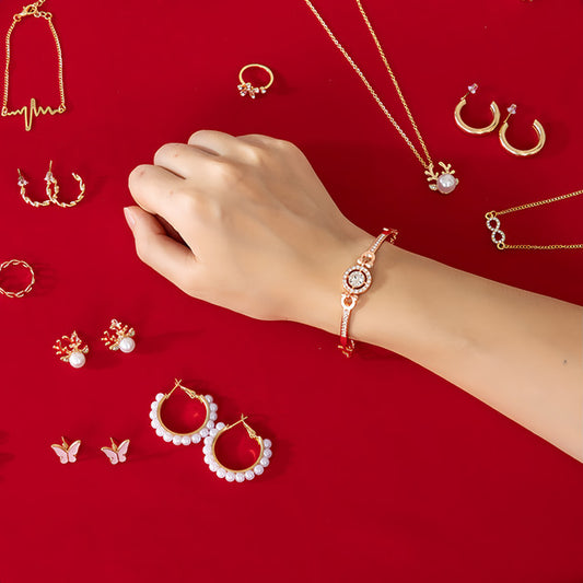 Christmas Jewelry Gift Countdown 24 Grid Calendar Advent Necklace Blind Box