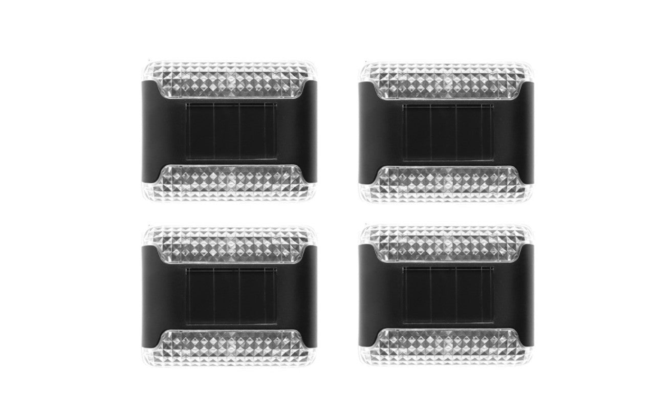 4PC solar lamp waterproof outdoor wall lamp
