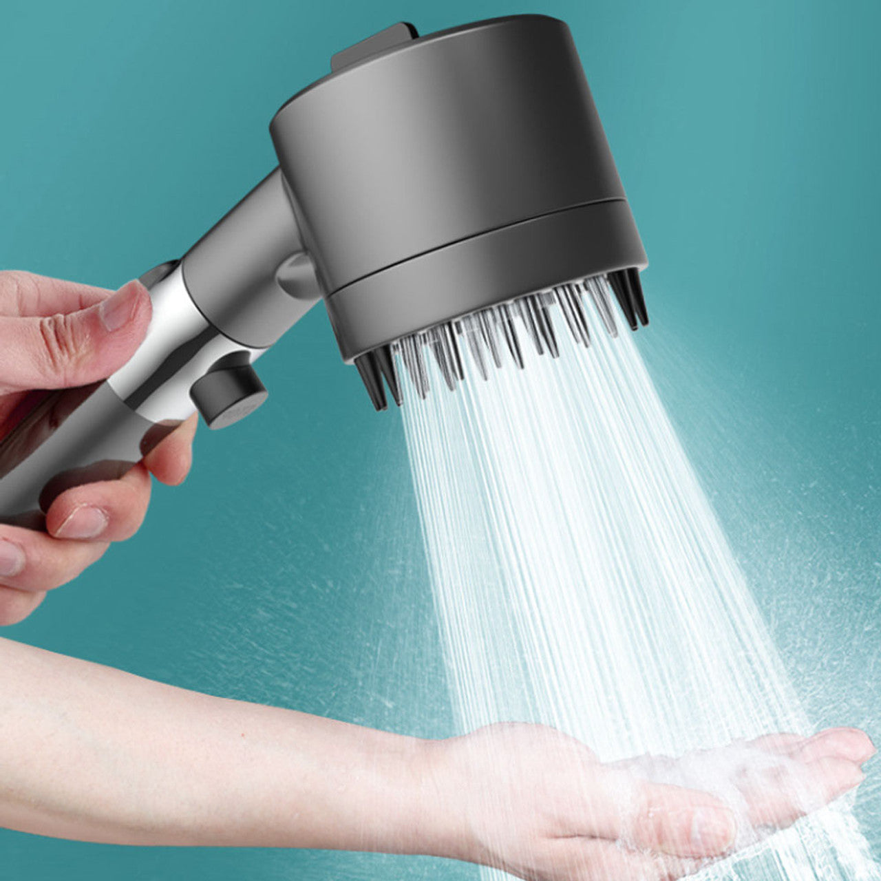 Pressurized shower head