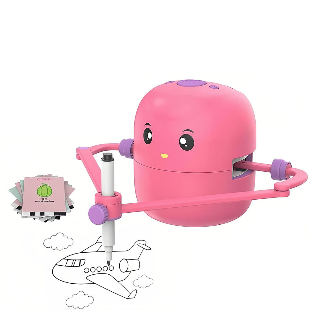 Educational Drawing Robot For Kids With Word Cards Voice Interaction Kids Drawing Robot