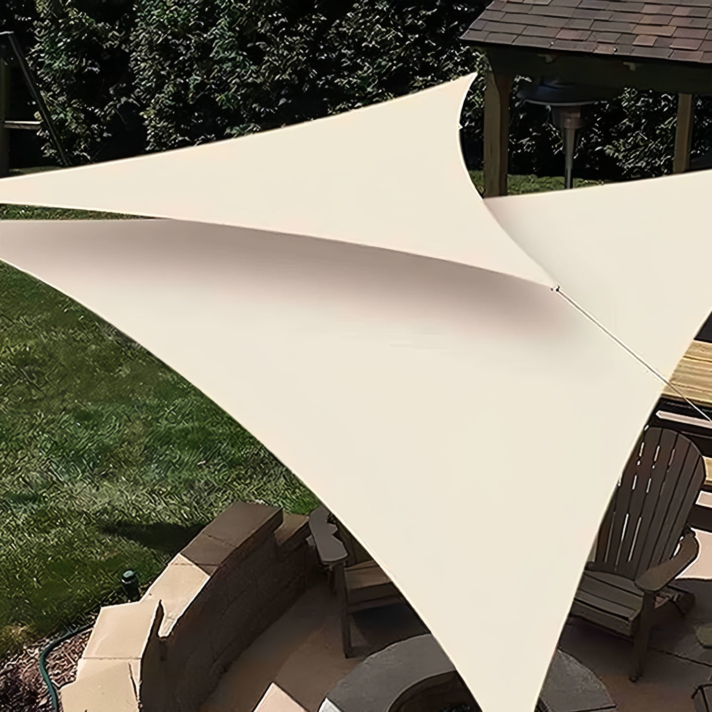 Triangle or Rectangle Colour Outdoor Garden Sun Shade Sail