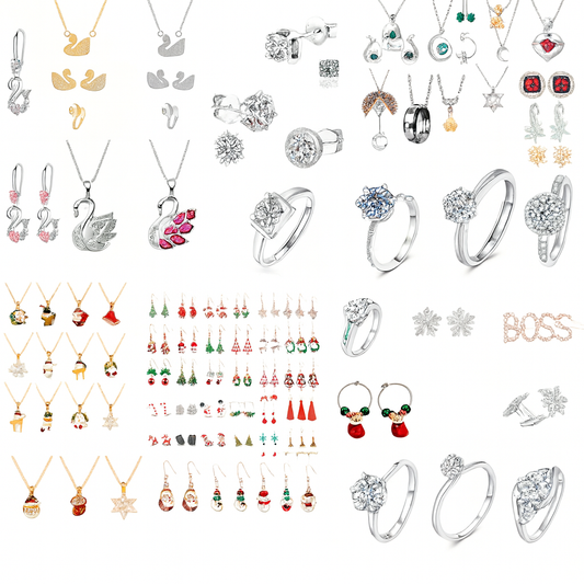 Luxury Jewelry Christmas Crackers – Surprise Random Jewelry