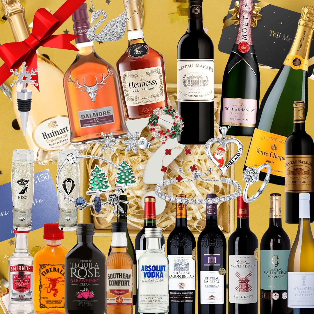 Luxury Mystery Wine & Spirits Box – Premium Champagne, Fine Wines & Rare Whiskies Surprise Selection