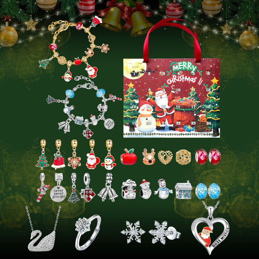 The Ultimate Sparkling Christmas Countdown: A 24-Day Luxury Necklace & Bracelet Advent Calendar