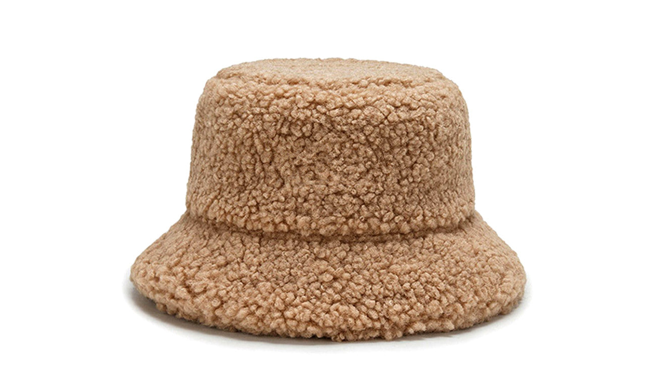Women's Winter Teddy Bear Bucket Hat
