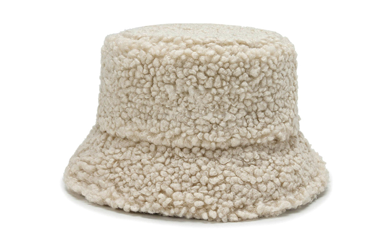 Women's Winter Teddy Bear Bucket Hat