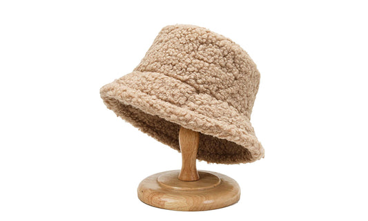 Women's Winter Teddy Bear Bucket Hat