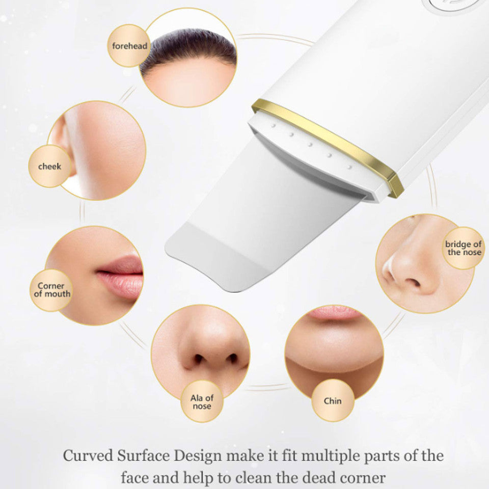 Ultrasonic Blackhead Dead Skin Keratin Scraping Massage Tool