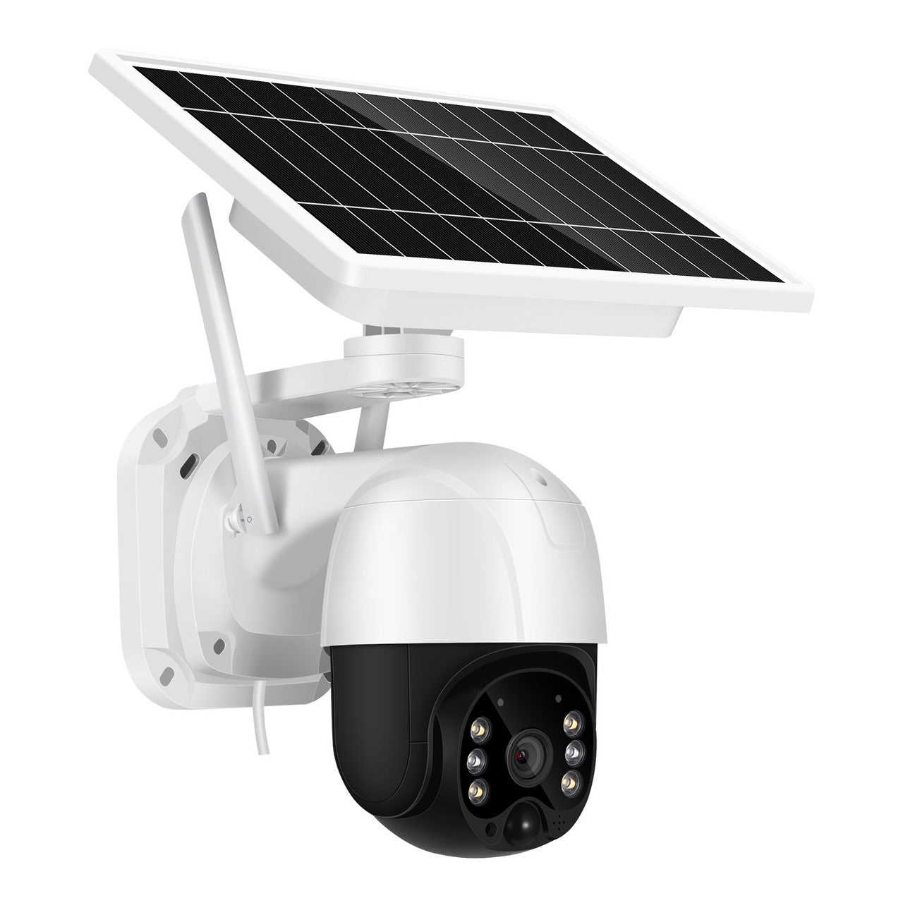 Solar Panel CCTV Smart Security Camera System Home Surveillance Outdoor