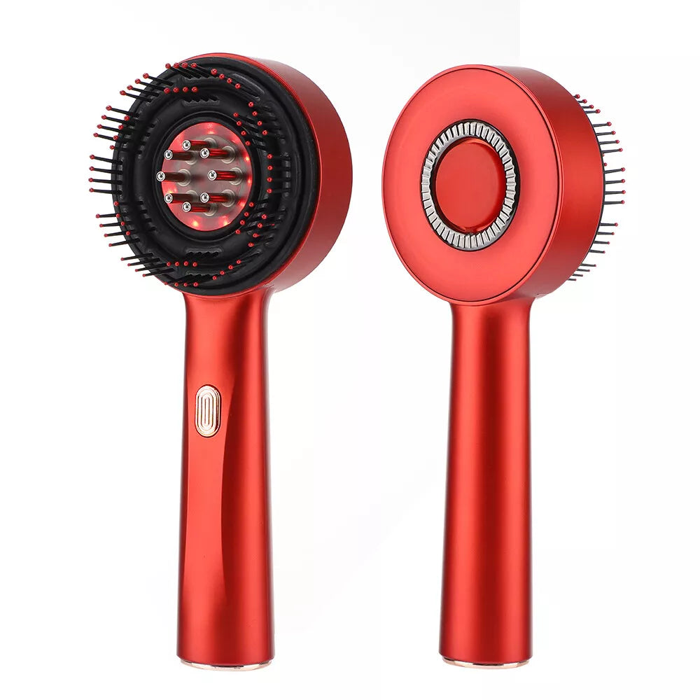 Lovii 3 In 1 Red Light Scalp Massager Brush Cordless Hair Oil Applicator Massage Comb