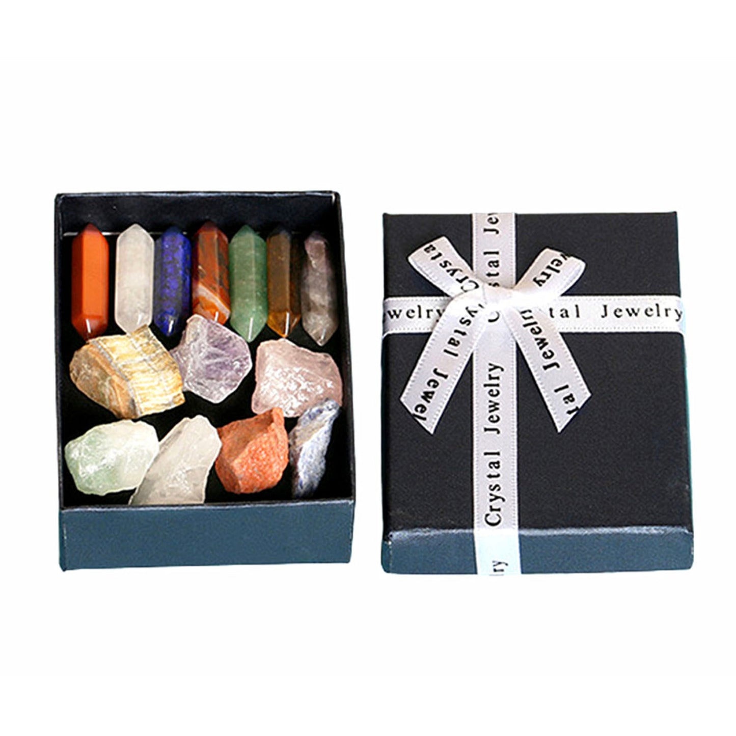 14-Piece Chakra Crystals and Gemstones Set