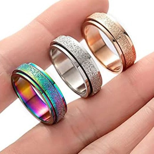 NEW Frosted Stress Relief Ring 5048 LA