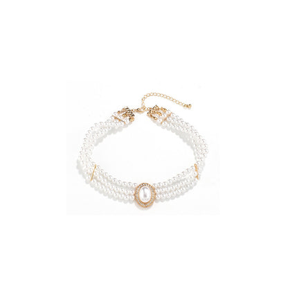 Vintage Multi-layer Pearl Necklace 6242