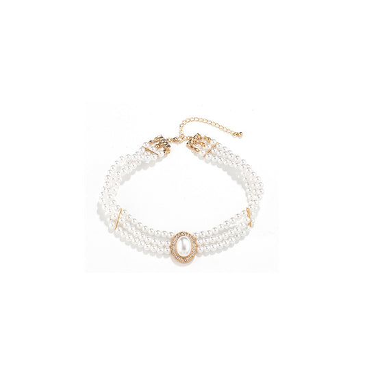 Vintage Multi-layer Pearl Necklace 6242