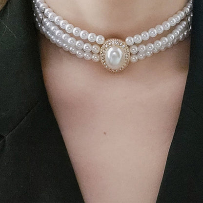 Vintage Multi-layer Pearl Necklace 6242
