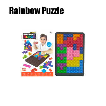 Stress-relieving and educational Children's Finger Press Sensory Bubble Fun Series