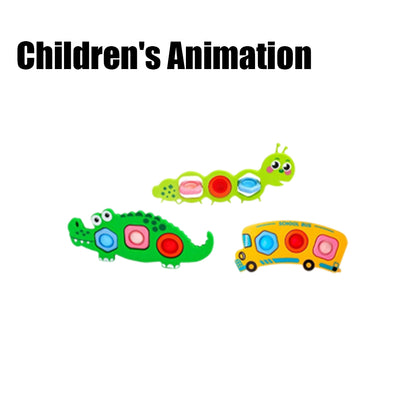 Stress-relieving and educational Children's Finger Press Sensory Bubble Fun Series