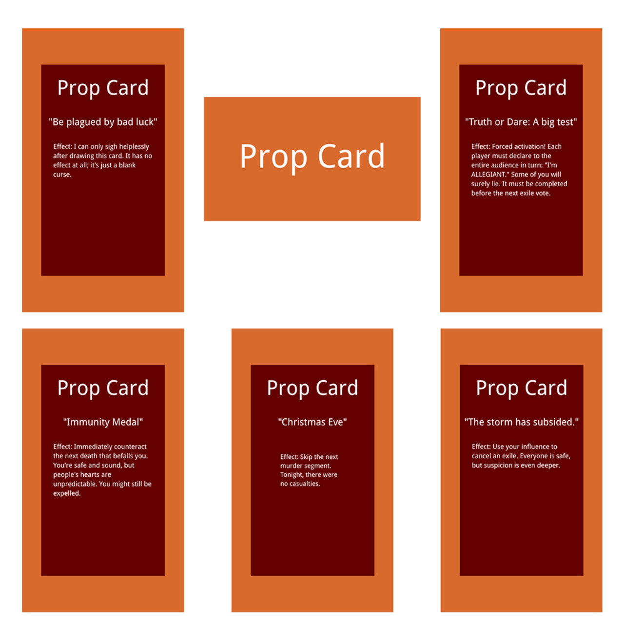 "Trust and betrayal" Game Theme Christmas Crackers