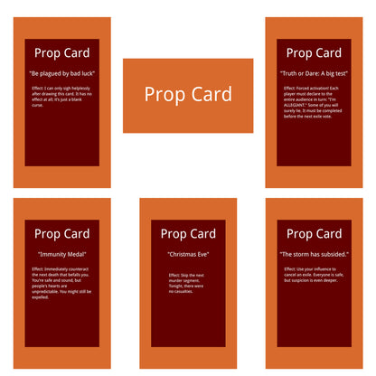 "Trust and betrayal" Game Theme Christmas Crackers