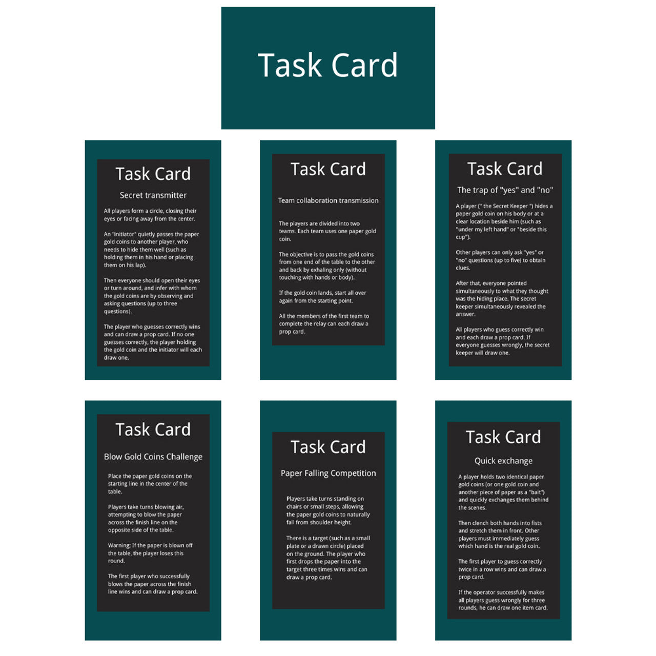 "Trust and betrayal" Game Theme Christmas Crackers