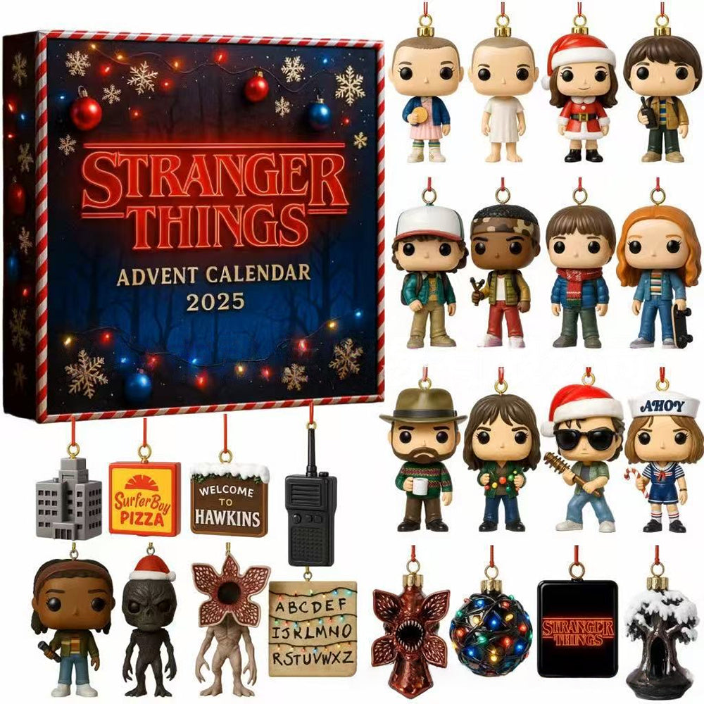 Stranger Things Inspired Acrylic Pendant Advent Calendar