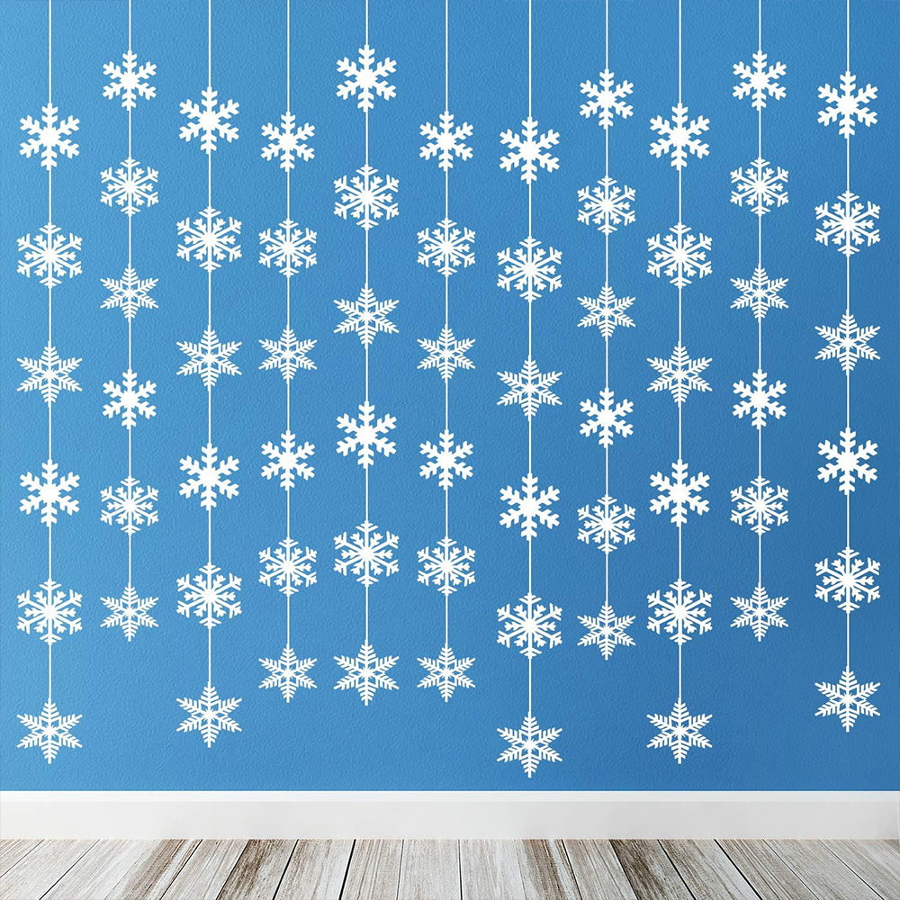 Snowflake Ceiling Decor - Christmas Indoor Hanging Ornament SET
