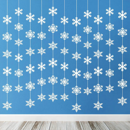 Snowflake Ceiling Decor - Christmas Indoor Hanging Ornament SET