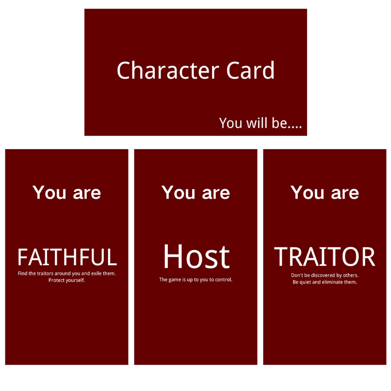 "Trust and betrayal" Game Theme Christmas Crackers