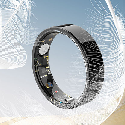 Heart Rate, Blood Oxygen, Sleep Health Monitoring, Exercise Step Counting, Waterproof Smart Ring