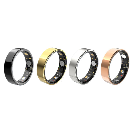 Heart Rate, Blood Oxygen, Sleep Health Monitoring, Exercise Step Counting, Waterproof Smart Ring