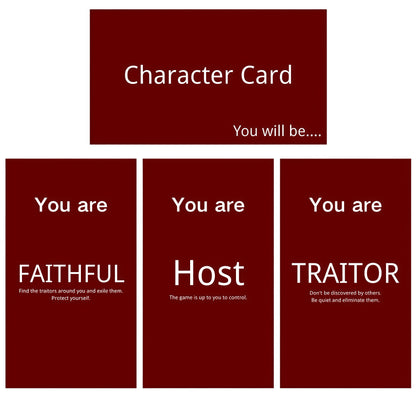 "Trust and betrayal" Game And Jewelry Theme Christmas Crackers