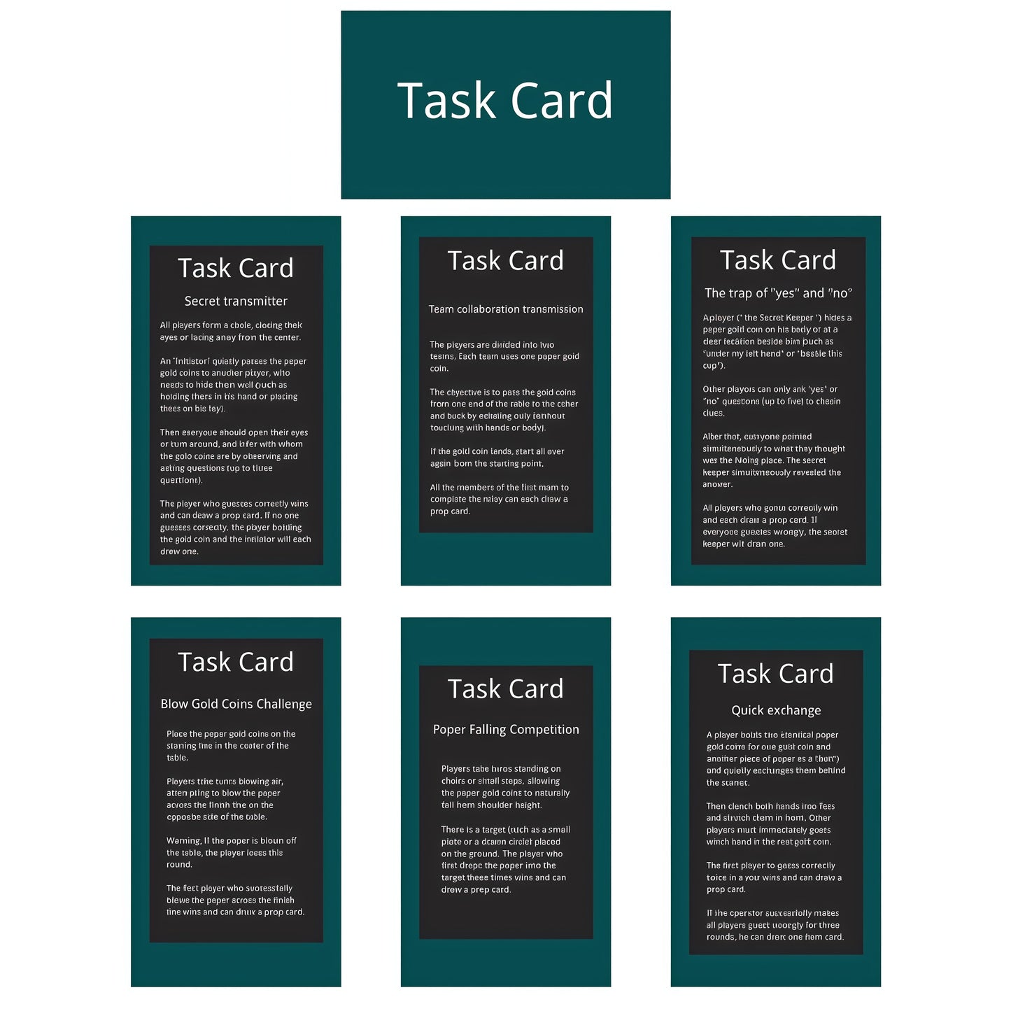 "Trust and betrayal" Game And Jewelry Theme Christmas Crackers