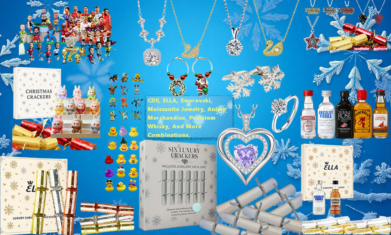 Luxury Random Christmas Crackers Gift Set – Surprise Mix Edition