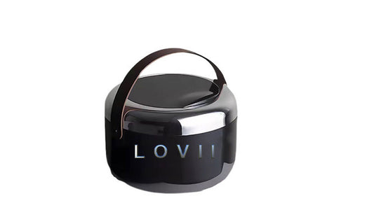 T-LOVII Desktop Trash Can Home Mini Retro Storage Barrel 7670