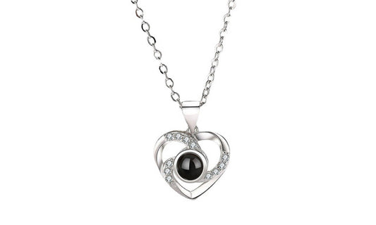 Love Message Heart Projection Necklace