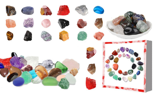 Mineral Crystal Stone series 30-day countdown mystery box