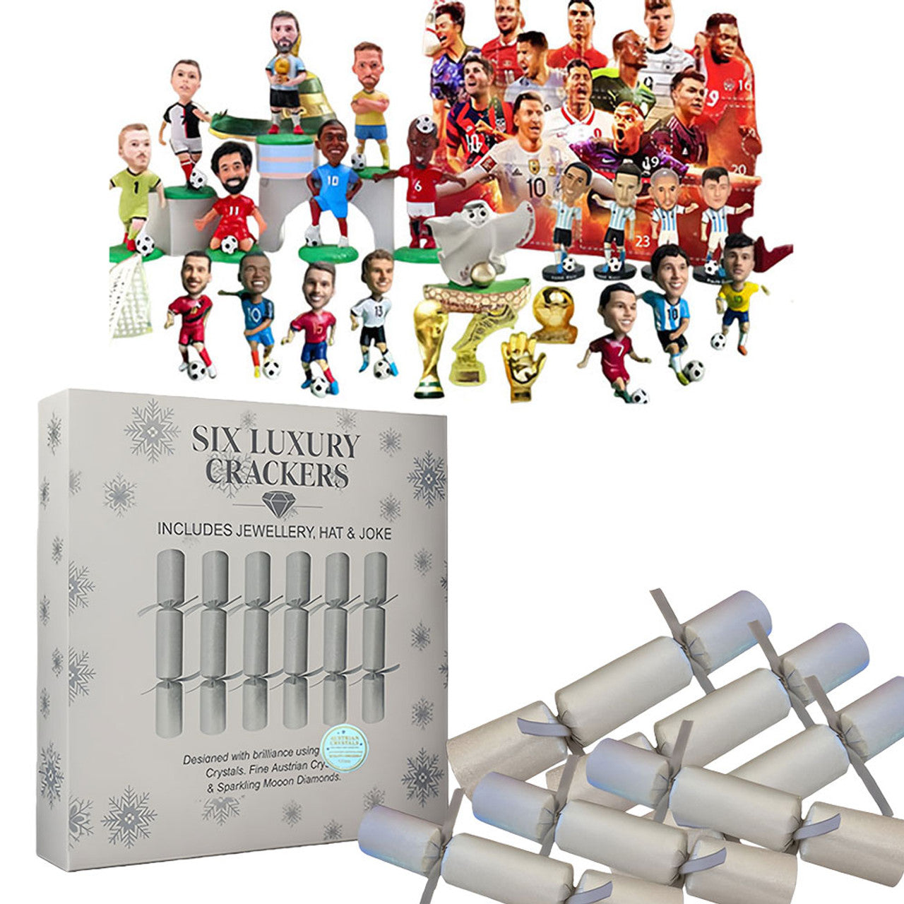World Cup Football Inspired Advent Crackers 6-12pcs
