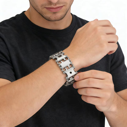 Men's 29-in-1 Multi Functional Tool Bracelet