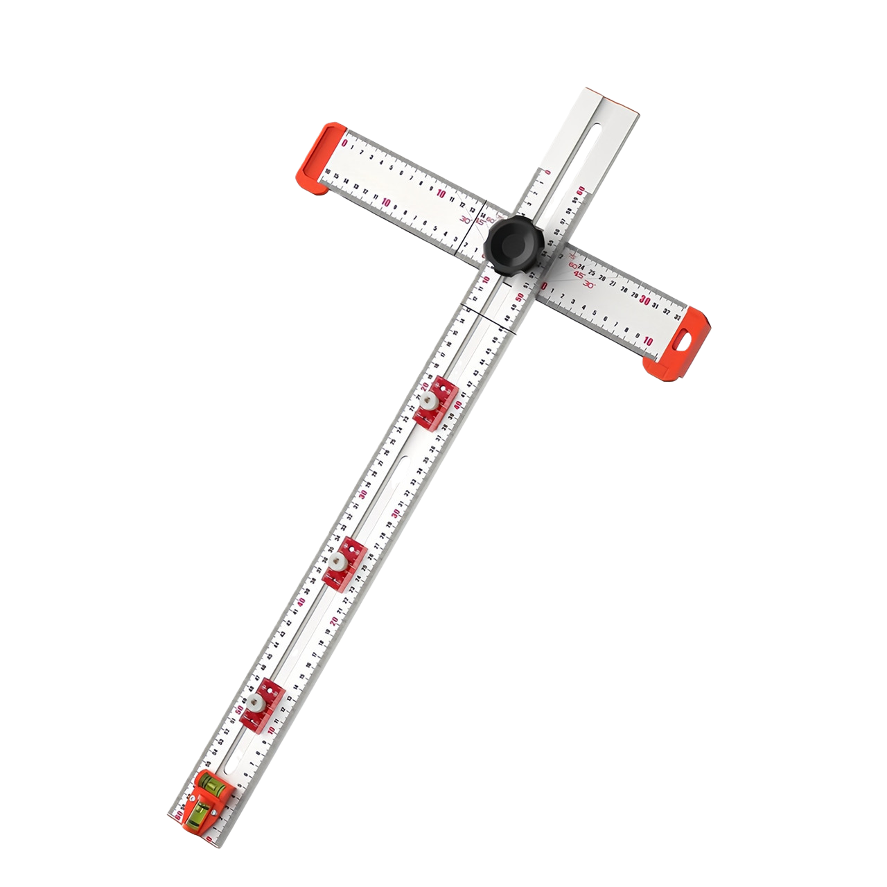 Precision T-Square Ruler With Adjustable Slide