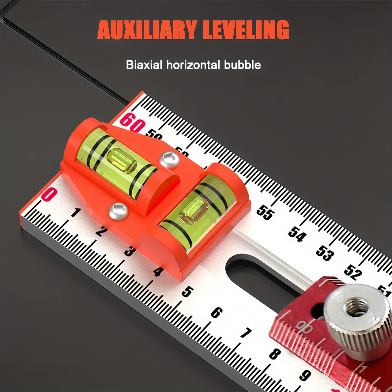 Precision T-Square Ruler With Adjustable Slide
